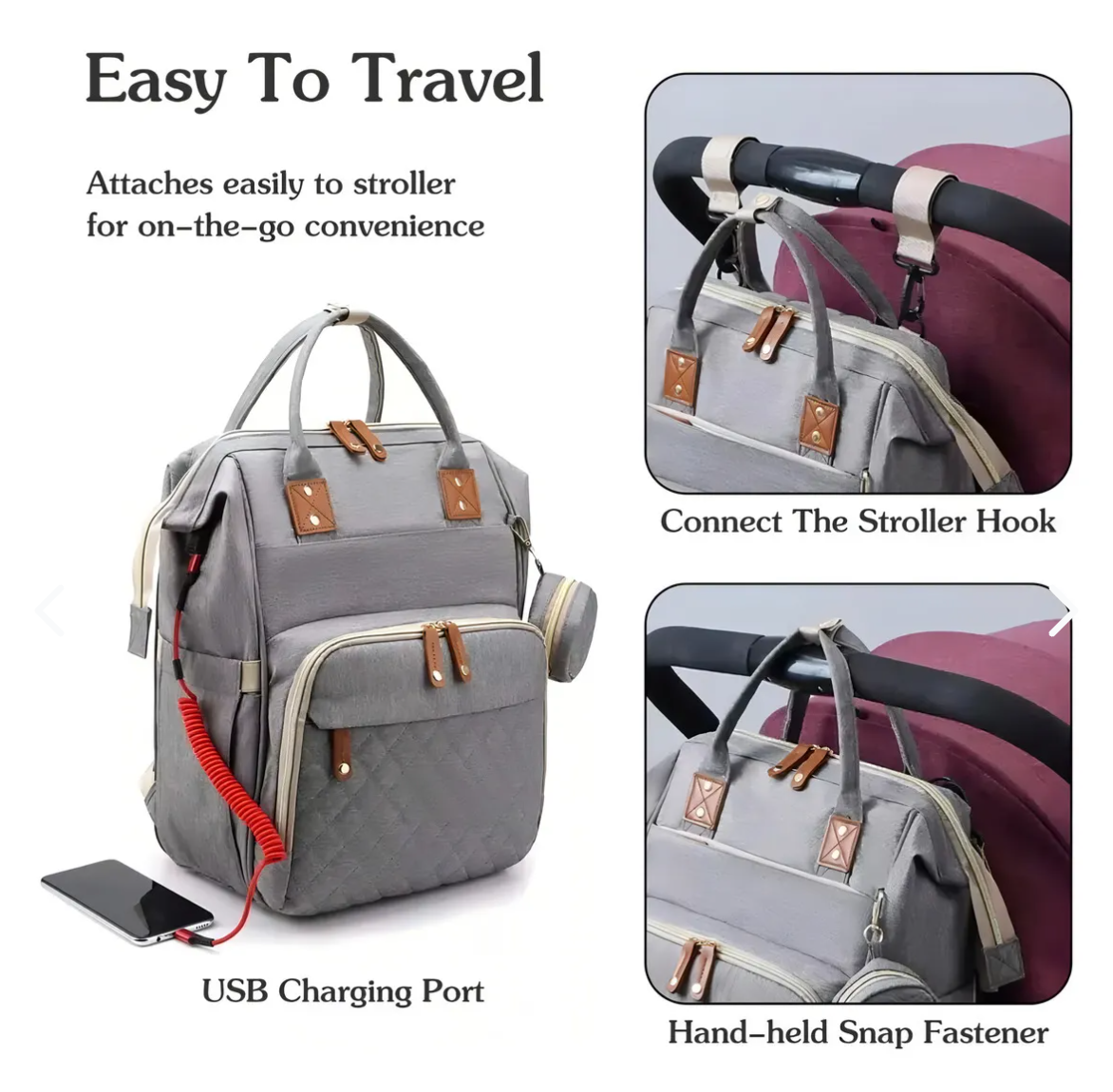 Nuevo bolso convertible a cuna
