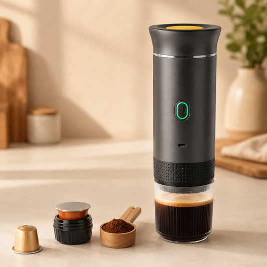 cafetera espresso inalámbrica portatil