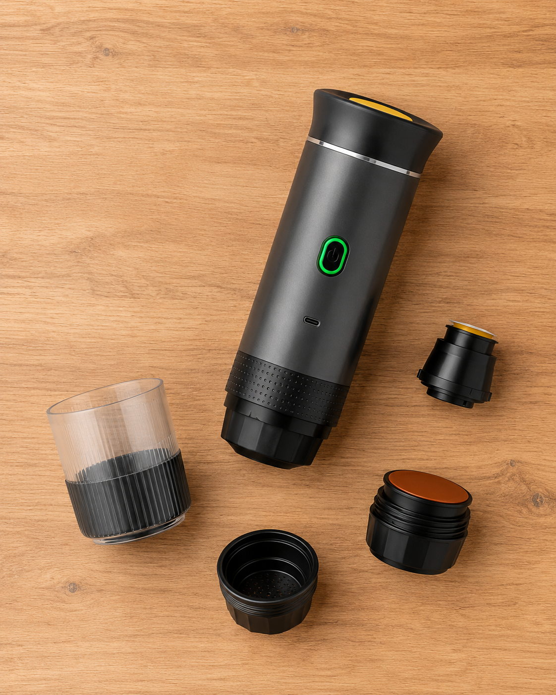 cafetera espresso inalámbrica portatil
