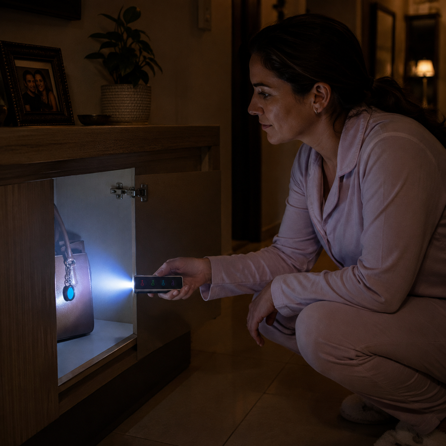 Linterna LED para buscar de noche