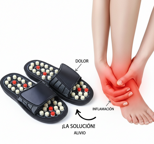 Par De Sandalias Masajeadoras De Pies