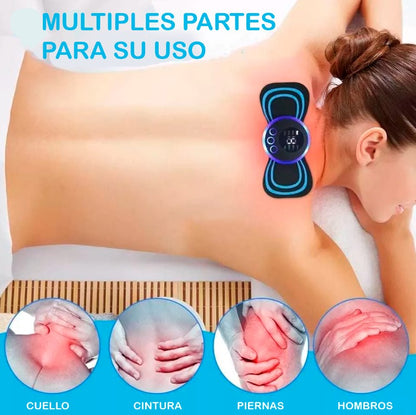 masajeador papada led+mini parche masaje