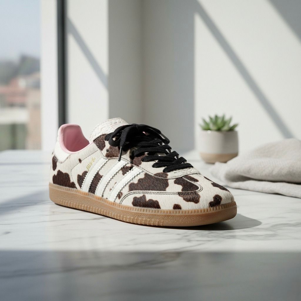 Nuevos Samba OG vaca Negro y Blanco