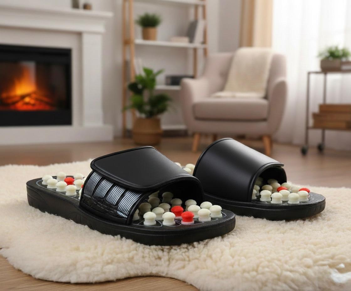 Par De Sandalias Masajeadoras De Pies