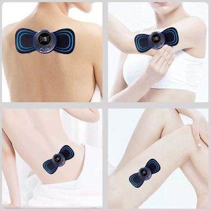 masajeador papada led+mini parche masaje